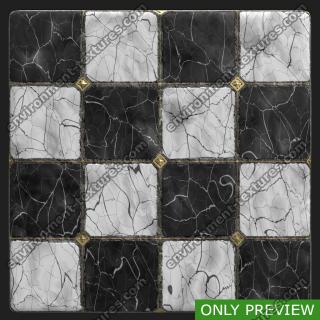 PBR substance preview marble floor 0002